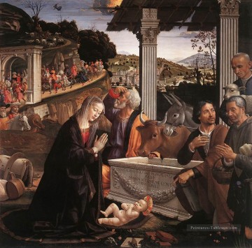  san - Adoration des bergers Renaissance Florence Domenico Ghirlandaio